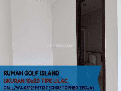 Disewakan Rumah Golf Island 10x20 Lilac Pantai Indah Kapuk