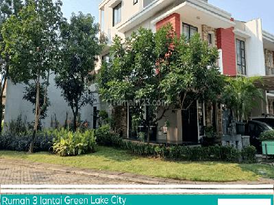 Rumah 3 Lantai Green Lake City Cluster Asia, Tipe 8x18, Lt 193
