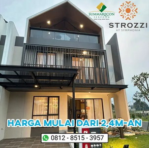 Cluster STROZZI at symphonia summarecon serpong ready stok & free ppn