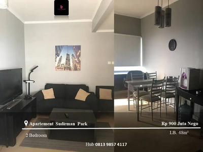 Dijual Apartemen Sudirman Park Mid Floor 2BR Full Furnished North View