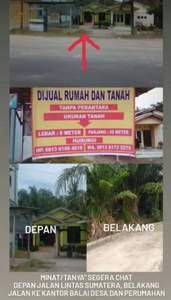 Dijual cepat tanah dan rumah harga 1,3M NEGO