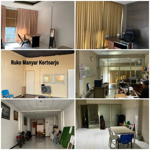 DIJUAL RUKO SIAP HUNI DI MANYAR KERTOARJO! ADA RUANG KAMAR DI ATAS!