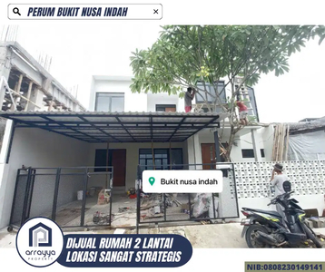 Dijual Rumah Baru New Brand 2 Lantai Di Bukit Nusa Indah -AR49-.