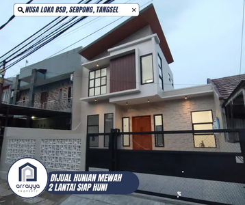 Dijual Rumah Siap Huni 2 Lantai Nusa Loka BSD City -ARB42