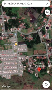 Dijual Tanah 1.245 m² Dekat Perum Mutiara Sodong Tigaraksa Tangerang