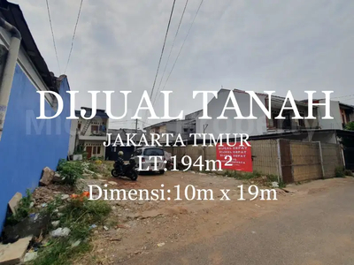 Dijual Tanah Di Munjul Cipayung Jakarta Timur