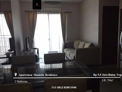 Disewakan Apartement Thamrin Residence High Floor 2BR Full Furnished