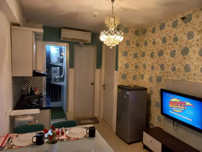 Disewakan murah apartemen bassura 2 bedroom full furnish, free IPL