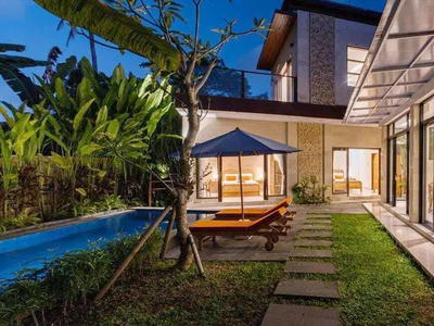 For Sale Villa Komplek View Sawah & Sungai di CANGGU, Bali