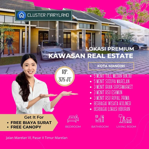 Harga Promo 300 jutaan Cluster Maryland Free Biaya Surat bonus Canopy