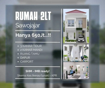 Promo Rumah murah Sawojajar Malang di Perum Griya Kapisraba Residence