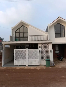 Rumah 1 lantai setengah bebas banjir di Depok