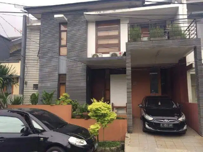 Rumah 2 lantai SHM semi furnished Simple modern Permata Bintaro LH 011