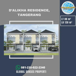 RUMAH BAGUS HARGA ISTIMEWA DI D'ALIKHA RESIDENCE KOTA TANGERANG.