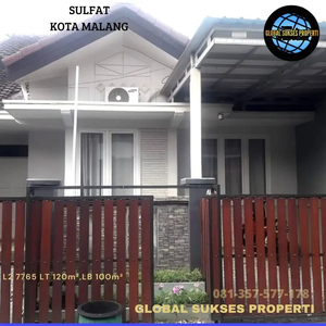 Rumah Bagus Strategis Aman One Gate Minimalis Di Sulfat Malang