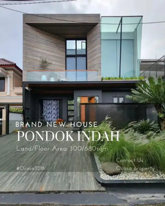 Rumah Baru Mewah Elegant Full Furnish Di Pondok Indah Jakarta Selatan