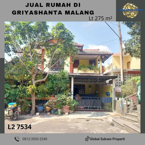 Rumah Huni Murah Aman Luas Bagus Strategis di Griyashanta Malang