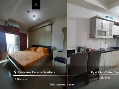 Sewa Apartemen Thamrin Residence High Floor 1BR Full Furnished Tower A