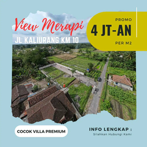 Tanah Jakal Km. 10 Jogja, 4 Jt-an View Merapi: SHM