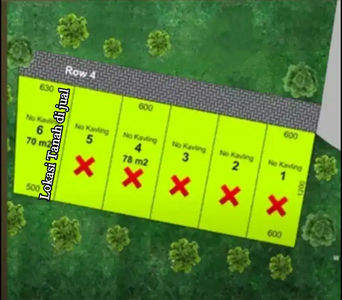 Tanah kavling murah 76m² SHM Di cluster Cilangkap Jaktim anti banjir