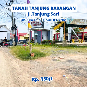 Tanah Kosong Area Tanjung Barangan Dekat Jl.Tanjung Sari