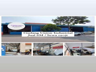 DIJUAL/DISEWAKAN 2 UNIT GUDANG UNION INDUSTRIAL PARK