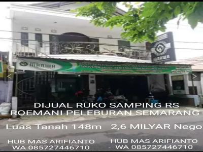 Dijual Murah Ruko Strategis Samping RS Roemani Semarang Kota