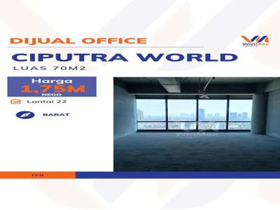 DIJUAL OFFICE CIPUTRA WORLD