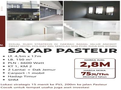 Dijual Ruko Strategis Di Sayap Pasteur Bandung