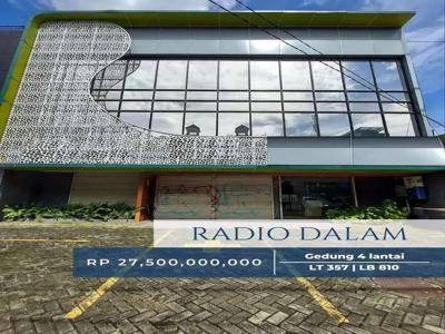 GEDUNG 4 LANTAI FULL FURNISHED DI RADIO DALAM