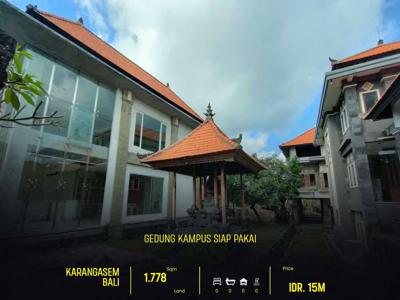 LANGKA Gedung Kampus Siap Pakai Di Karangasem Bali