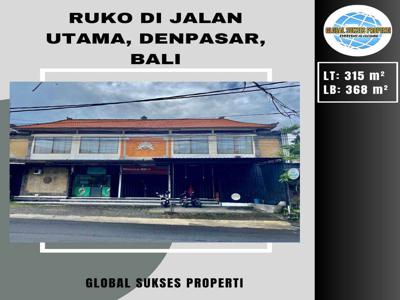 Ruko Modern Minimalis Murah Strategis di Jl. WR. Supratman Bali