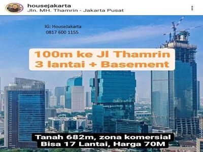 Rumah Kantor 3 lantai dekat jln Sudirman Thamrin Dijual Murah 70M bisa