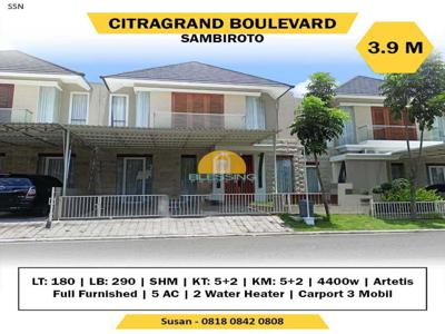 Dijual Rumah full furnish di Citragrand Boulevard, Sambiroto Tembalang
