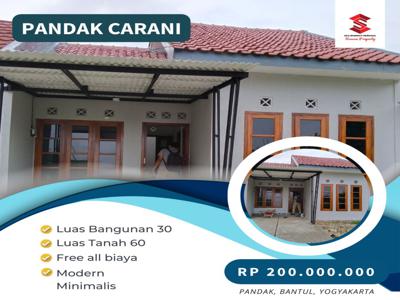 DIJUAL RUMAH MURAH AKSES MUDAH DESIGN KEKINIAN DI YOGYAKARTA