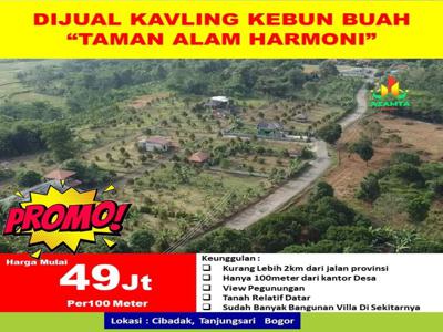 DIJUAL TANAH KAVLING EXCLUSIVE TAMAN ALAM HARMONI, LOKASI STRATEGIS