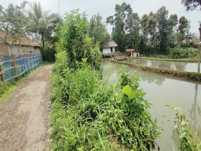 Dijual Tanah Luas Sukabumi ada 9 Kolam Ikan Sumber Air Lancar SHM