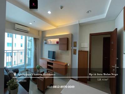 Disewakan Apartement Thamrin Residences 2 Bedrooms Full Furnished