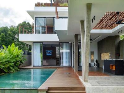 For sale Contemporary style villa in ubud rice field view