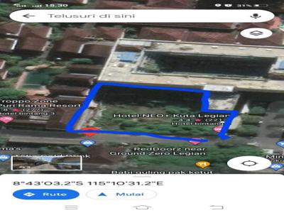 Leasehold land Legian, Kuta