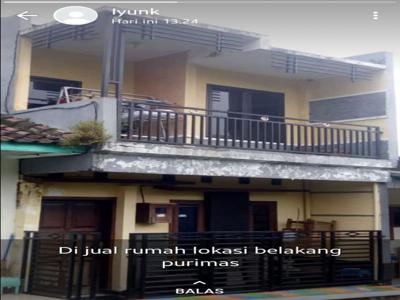 Rumah Second Murah 2 Lantai di Jl. Bantaran Blimbing Kota Malang