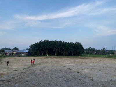 TANAH KAVLING SIAP BANGUN DI PINGGIR JALAN BESAR MERENDAL