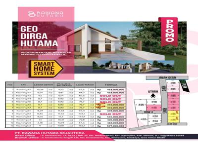 PROMO Rumah Baru dalam Perumahan di Sleman