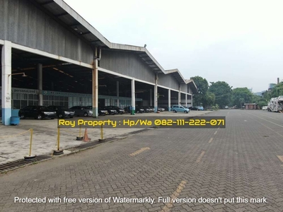 Disewakan Gudang dan Tanah di Raya Narogong Bekasi 7.800 m2 Siap Pakai