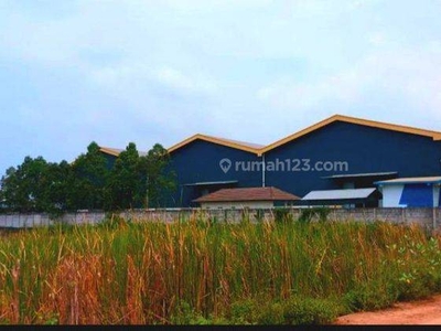 Dijual Pabrik Kontruksi 2 Ha di Bandara Paku Haji Banten