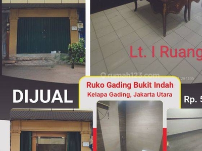 Ruko Luas 5 Lantai Gading Bukit Indah, Jakarta Utara