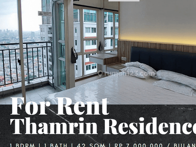 Disewakan Apartement Thamrin Residence 1 Bedroom Full Furnished Baru