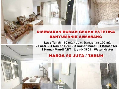 Disewakan Rumah Full Furnish Graha Estetika Banyumanik Semarang