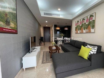 Jual apartemen full furnished luas 2 BR dekat Mall Pondok Indah