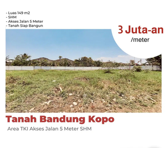 Tanah Bandung Kopo Area TKI Siap Bangun SHM